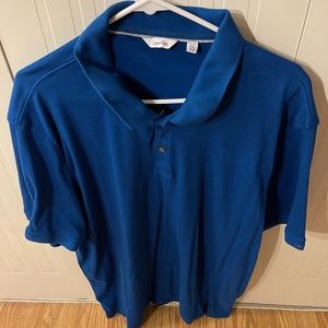Calvin Klein Blue Mens Polo XXL (#23)